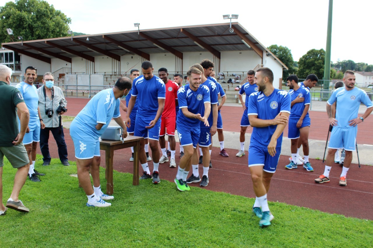 seniors RC Lons reprise entrainement