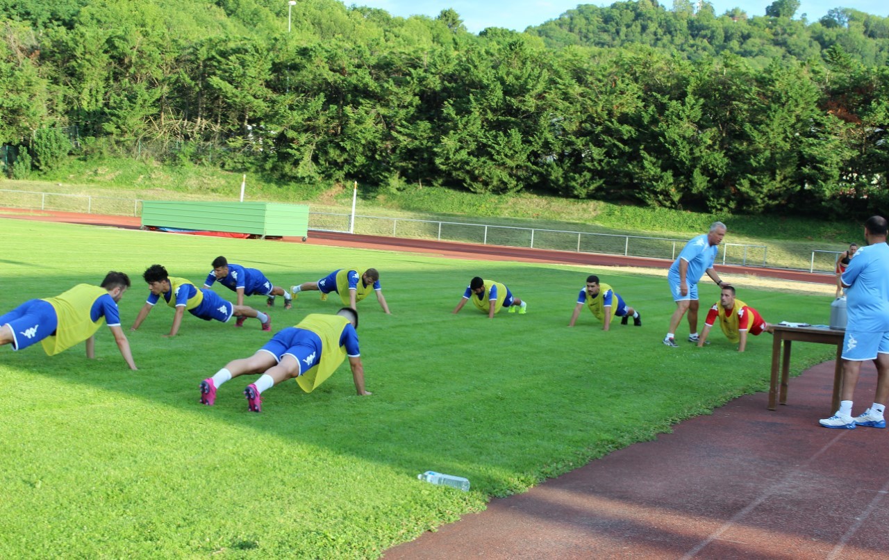 seniors RC Lons reprise entrainement