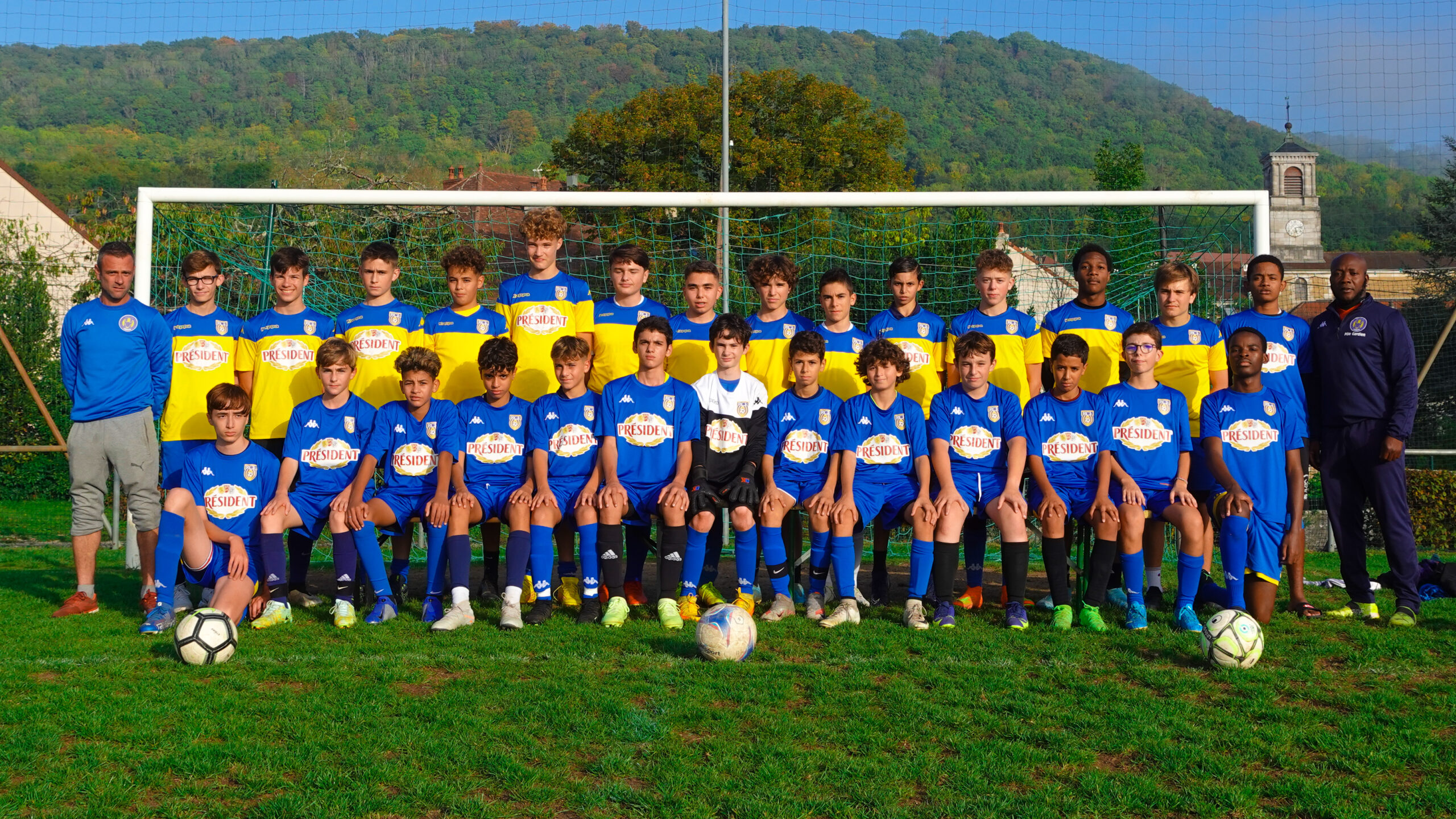 Photo officielle de l'effectif U15 du RC Lons - saison 2022-2023