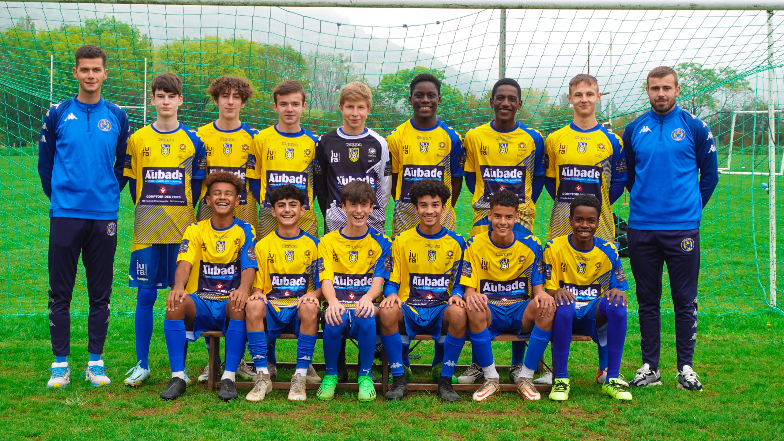 Photo officielle de l'effectif U16 du RC Lons - saison 2022-2023